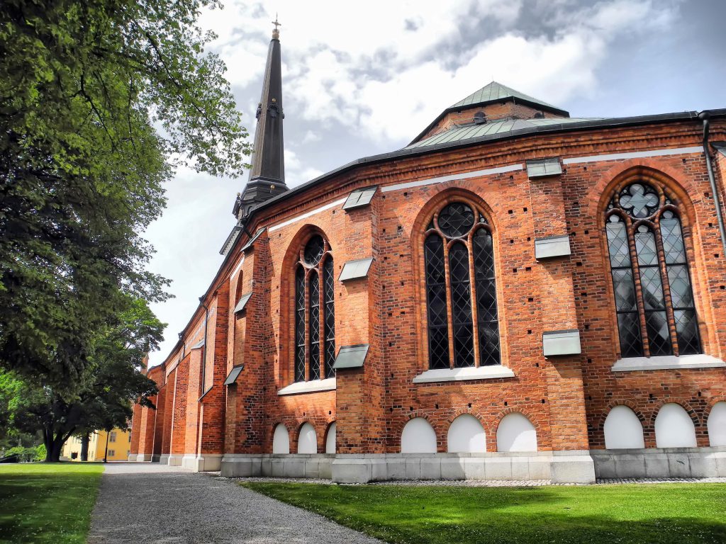 Västerås domkyrka med kyrktornet i bakgrunden. Fotograf: Lars-Ove Törnebohm