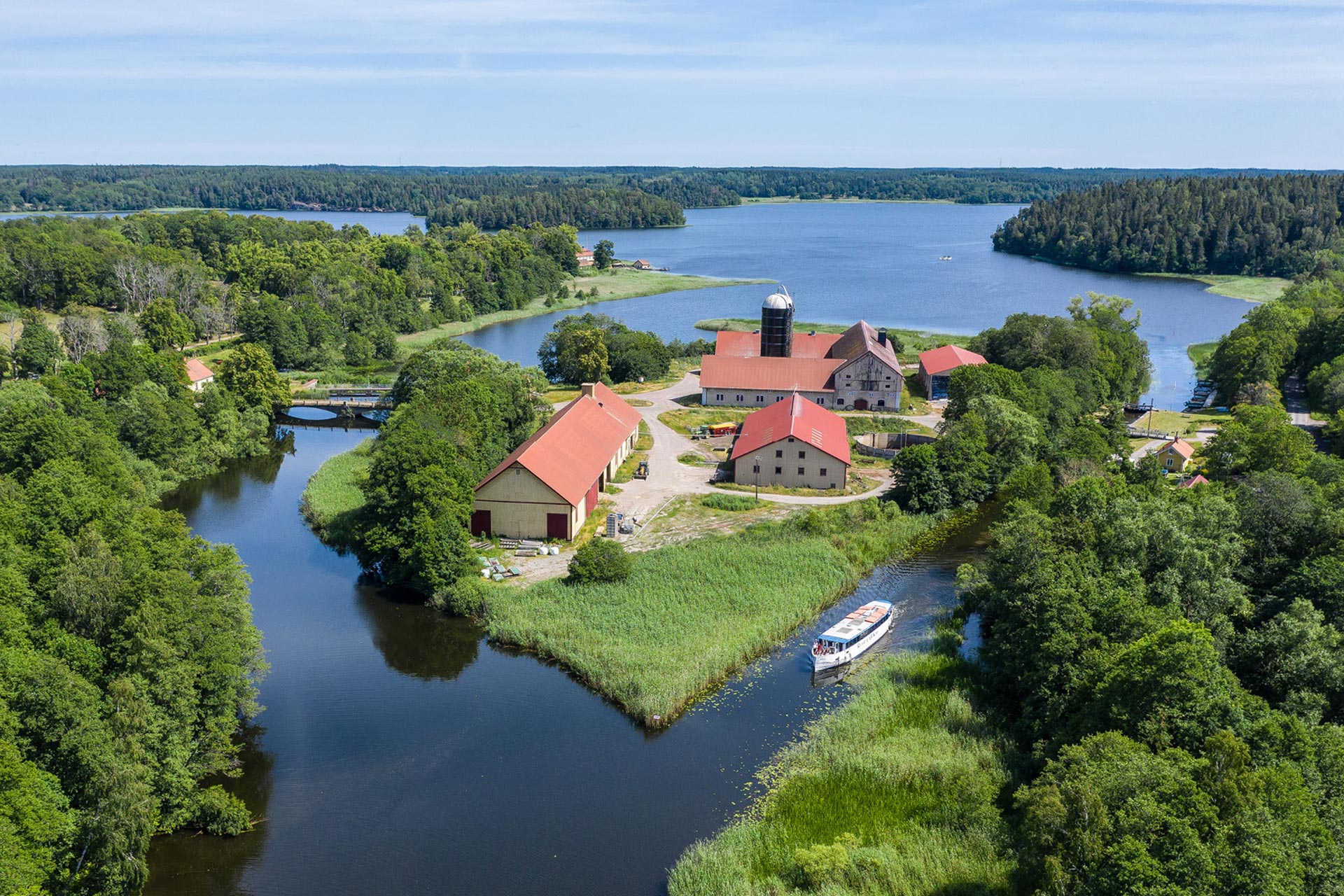 Visar en ny utav linköpings skärgård Visar en ny utav linköpings skärgård