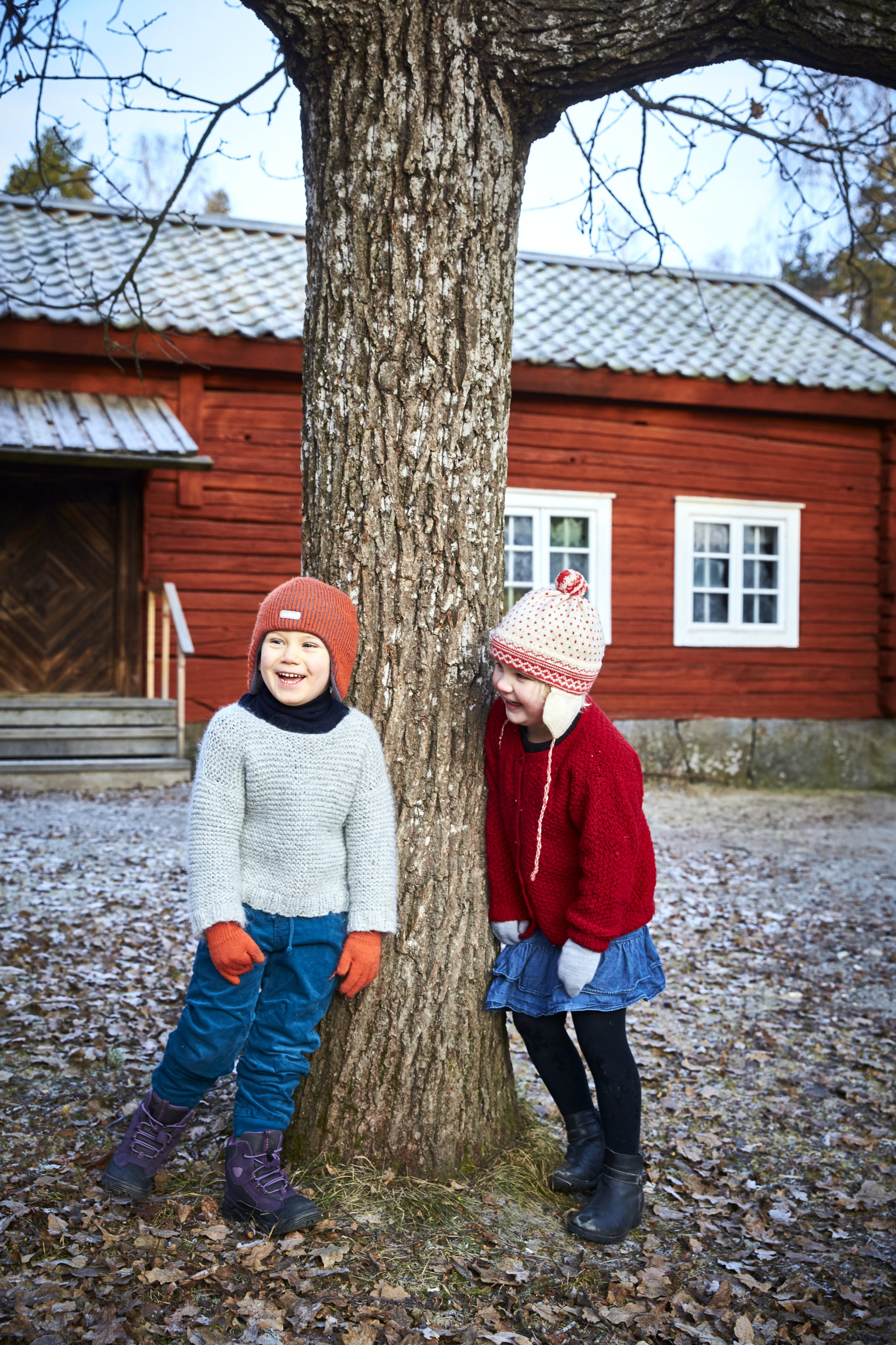 Barn på Vallby Friluftsmuseum. Fotograf: Pia Nordlander