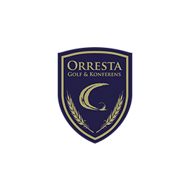 Logotyp Orresta Golf & Konferens. Illustration