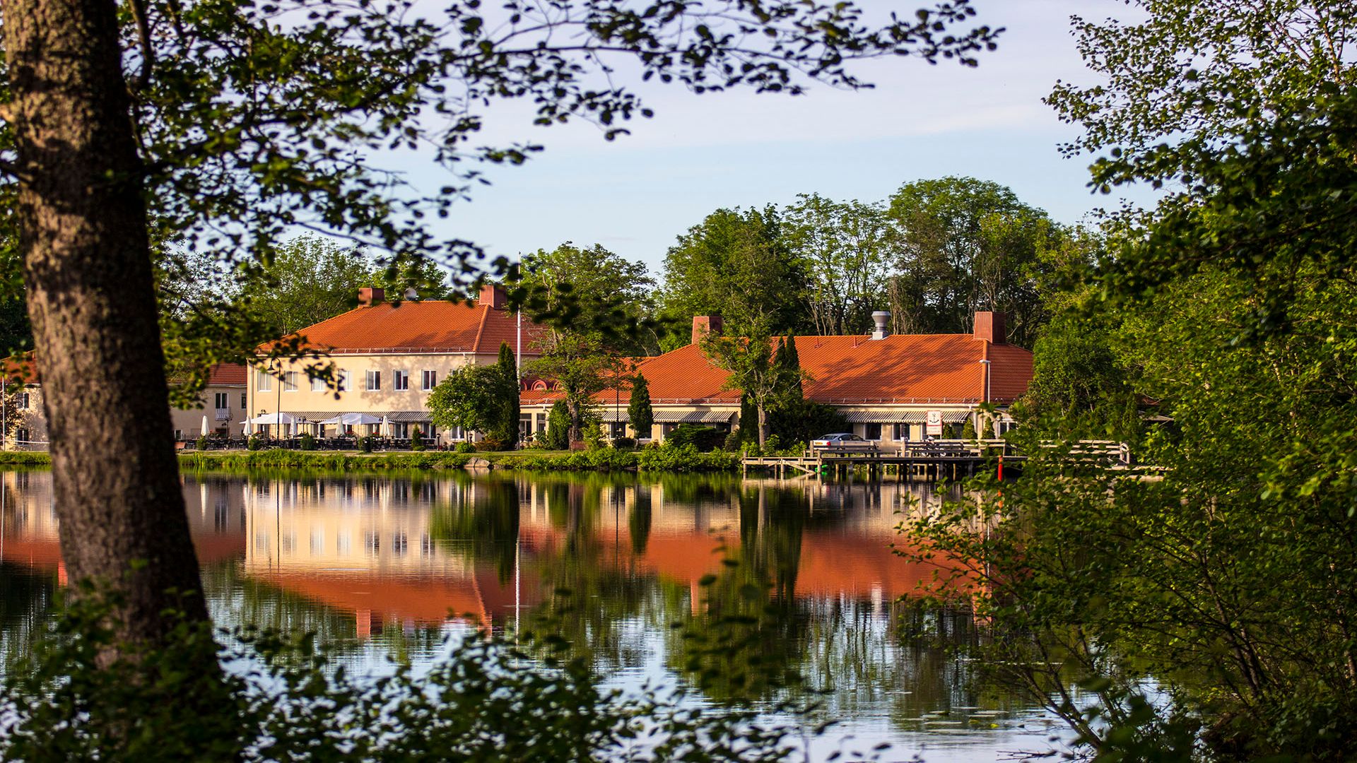 Utsikt över Åsby Hotell i Hallstahammar. Fotograf: Pressbild Utsikt över Åsby Hotell i Hallstahammar. Fotograf: Pressbild