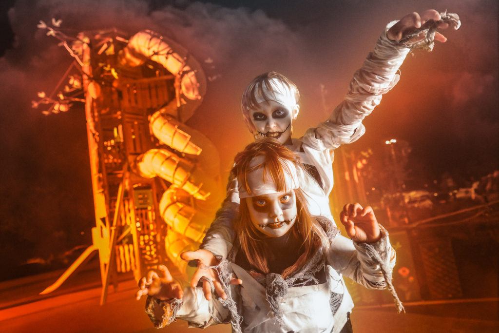 Pressbild för Halloween i parken på Erikslunds shoppingcenter