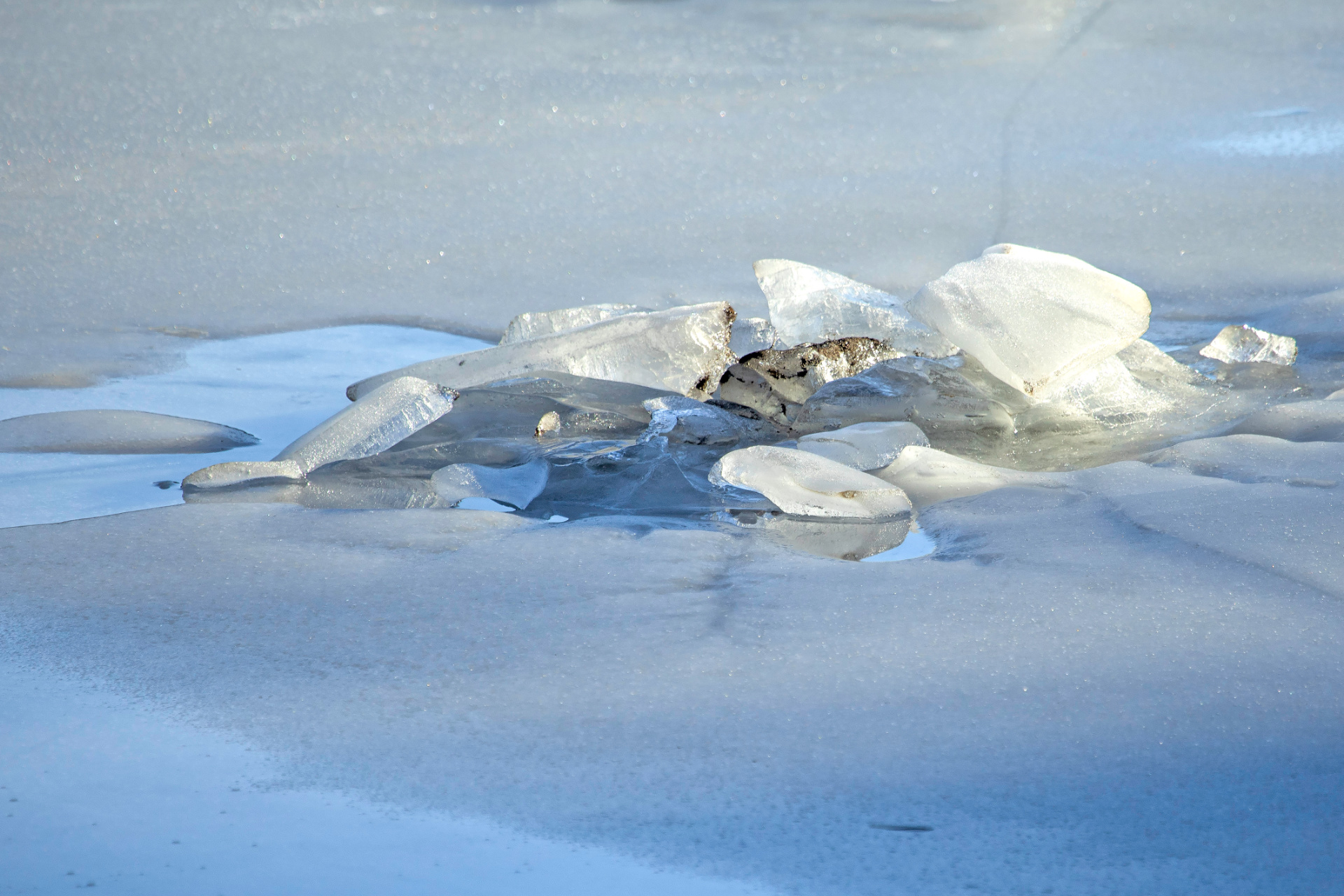Is som har gått sönder. Foto: Mostphotos