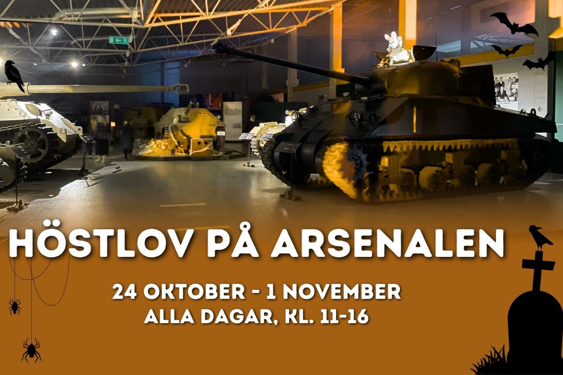 Höstlov på Arsenalen i Strängnäs.