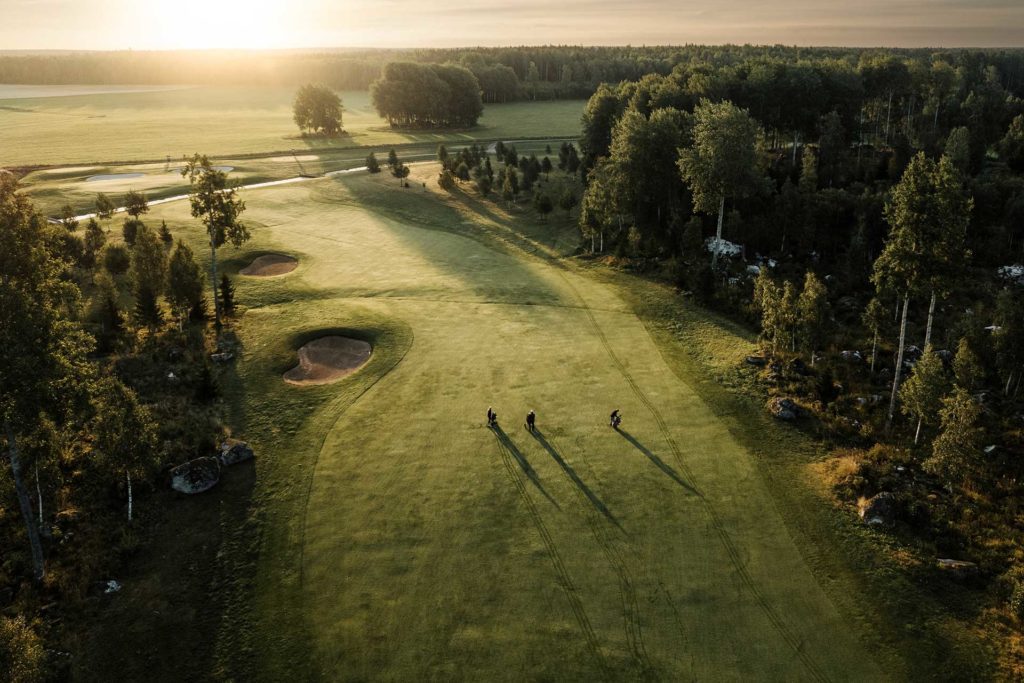 Vybild över Sala golfbana. Foto: Henrik Mill