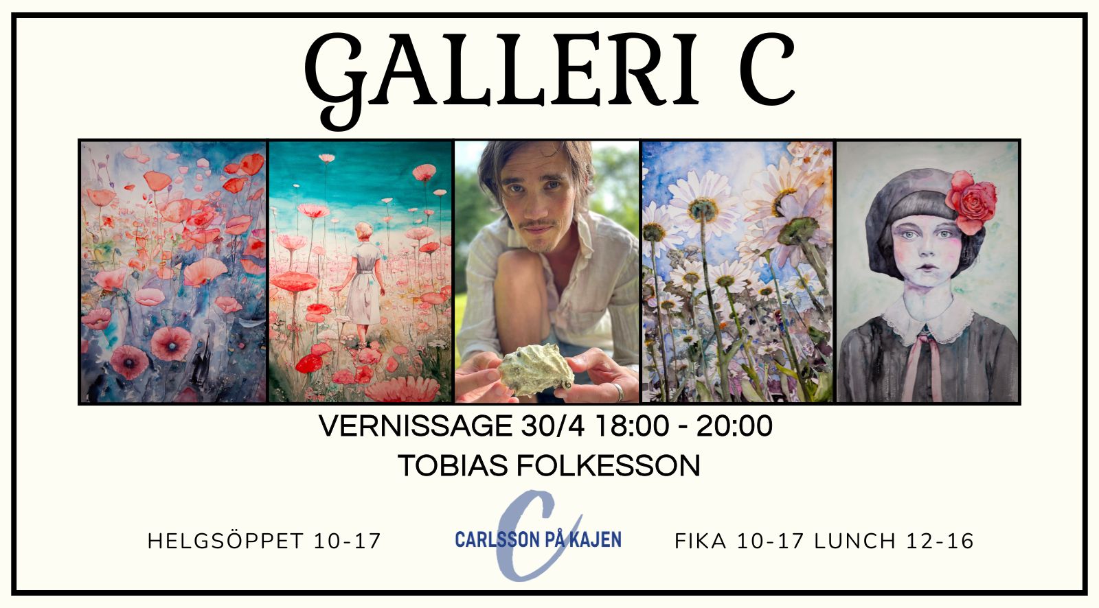 Pressbild Galleri C, vernissage av Tobias Folkesson Pressbild Galleri C, vernissage av Tobias Folkesson