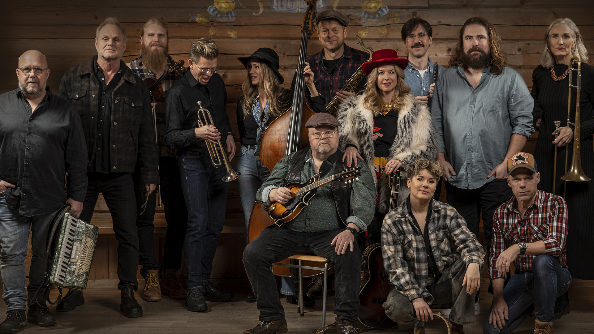 Pressbild på Banna Sona Band