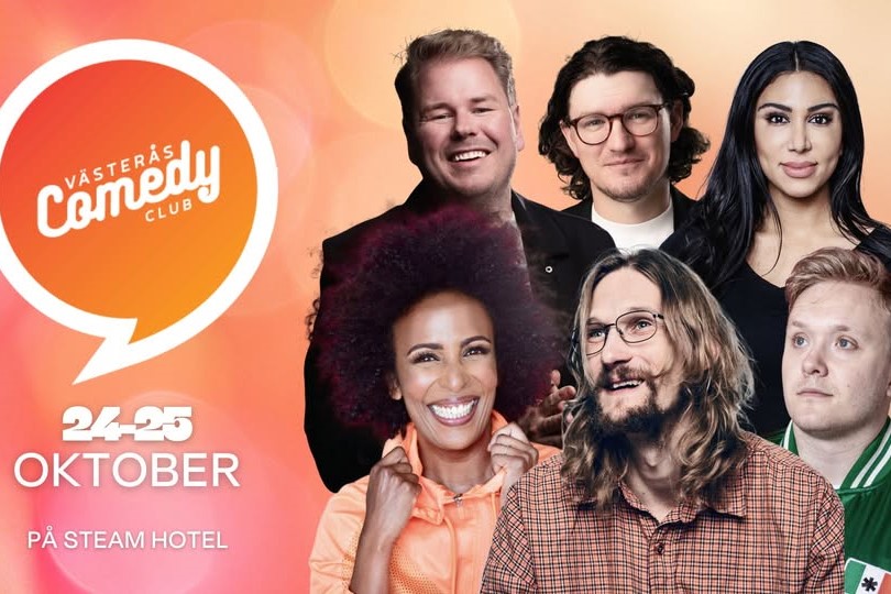 Reklambild för evenemang av Västerås comedy club