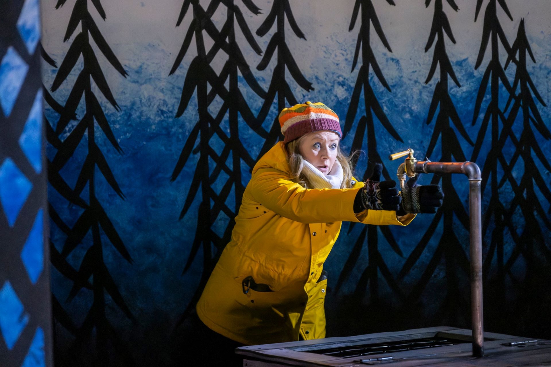 Pressbild för föreställningen "Det stora vattenkriget" på Västmanlands teater