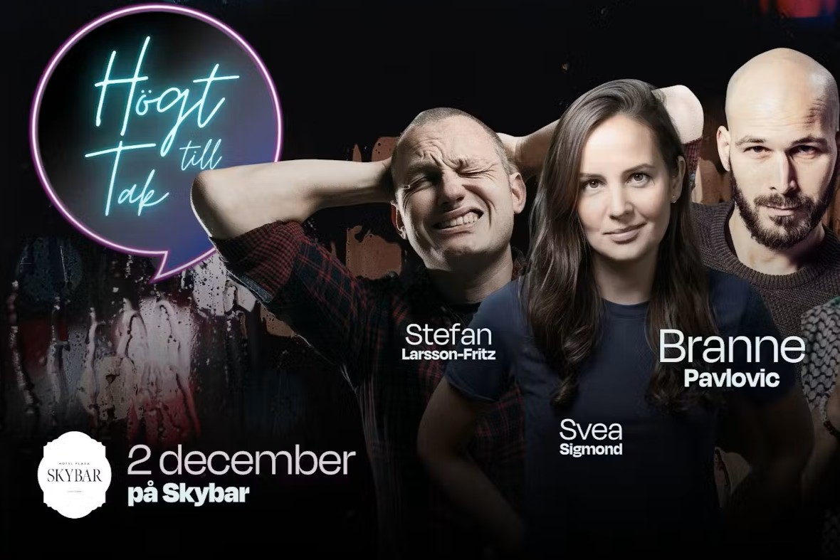 Pressbild för Standup på Skybar