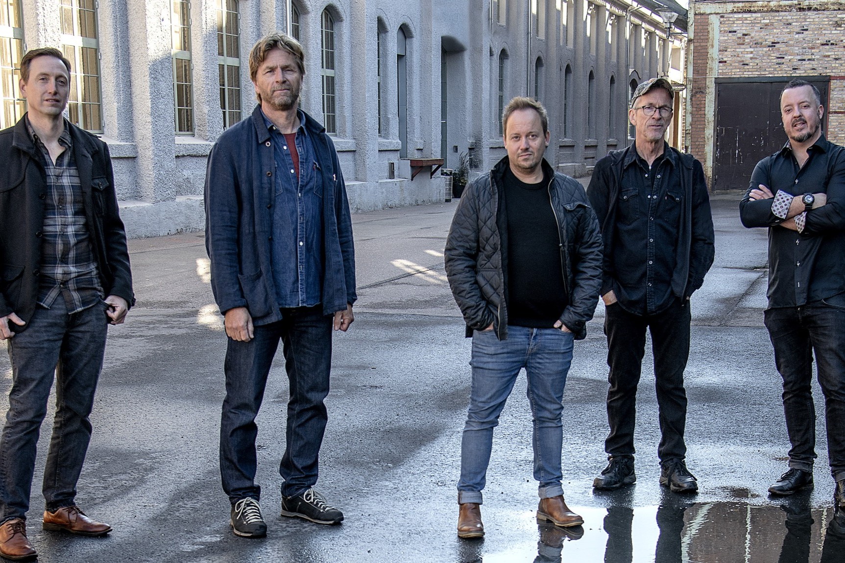 Pressbild för Downhill Bluegrass Band på Bistro Live.