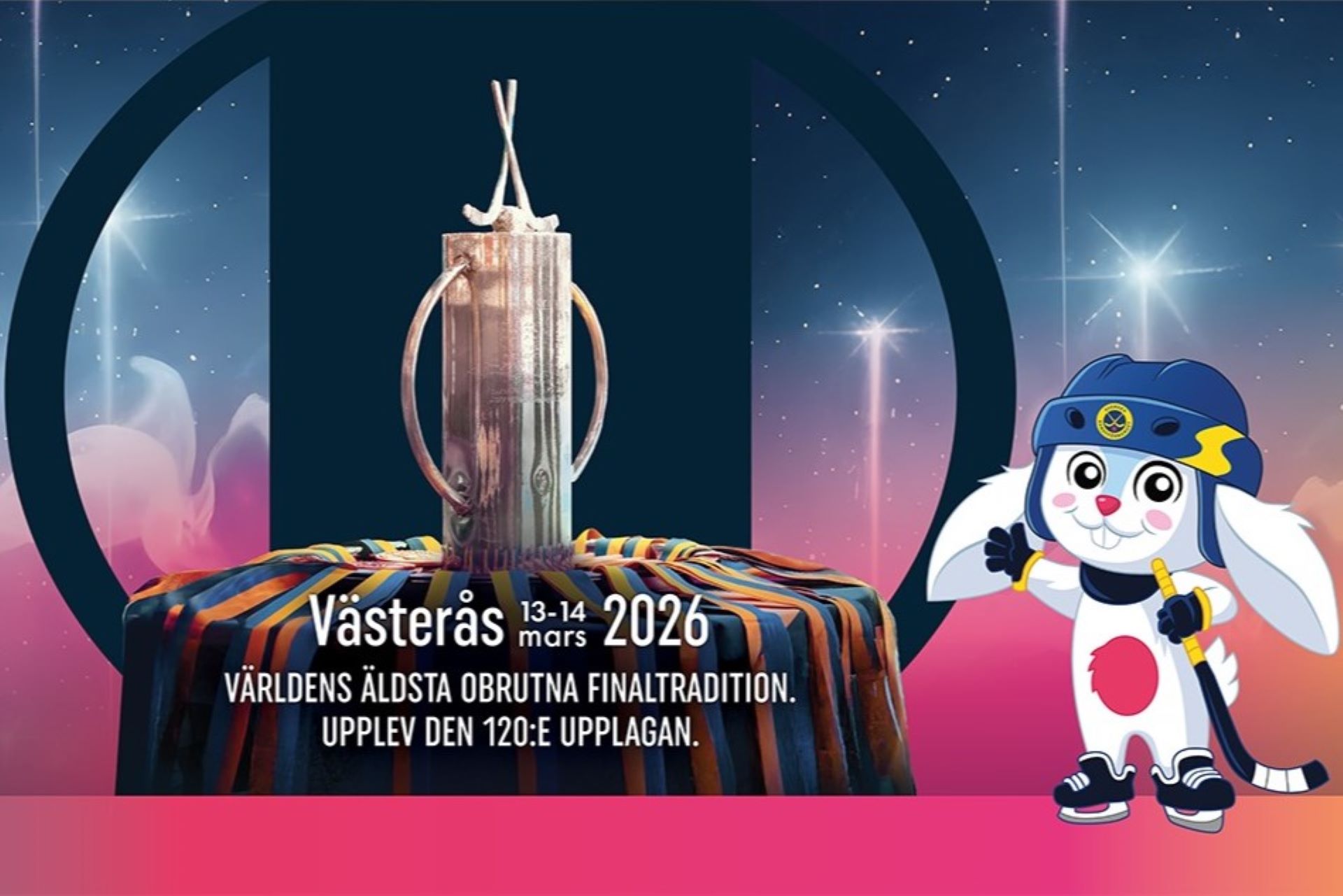 Pressbild för Bandyfinalen i Västerås.