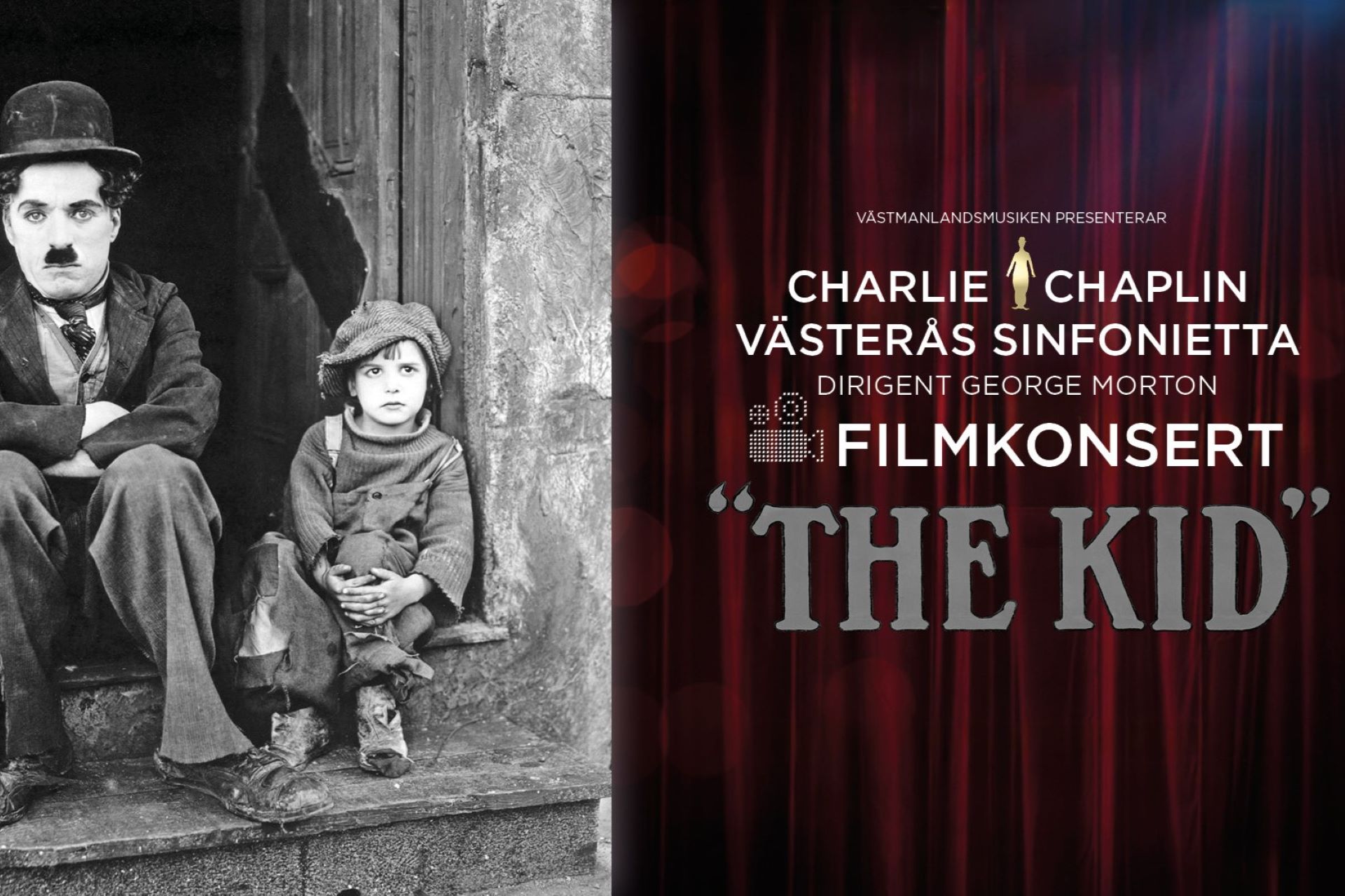 Pressbild för filmkonserten "The Kid".