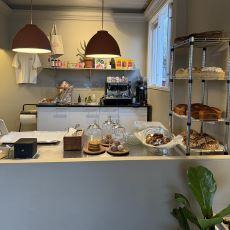 Interiörbild på The Nutmeg Bakery.