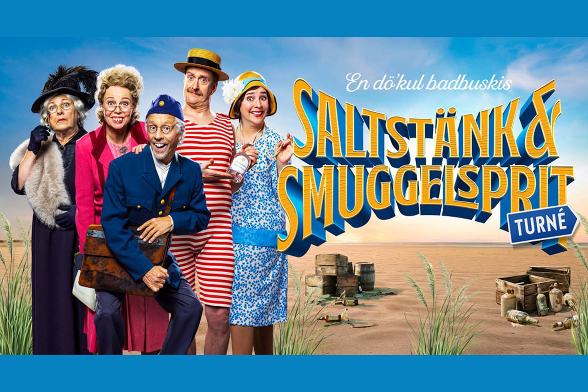 Pressbild för föreställningen Saltstänk & smuggelsprit.