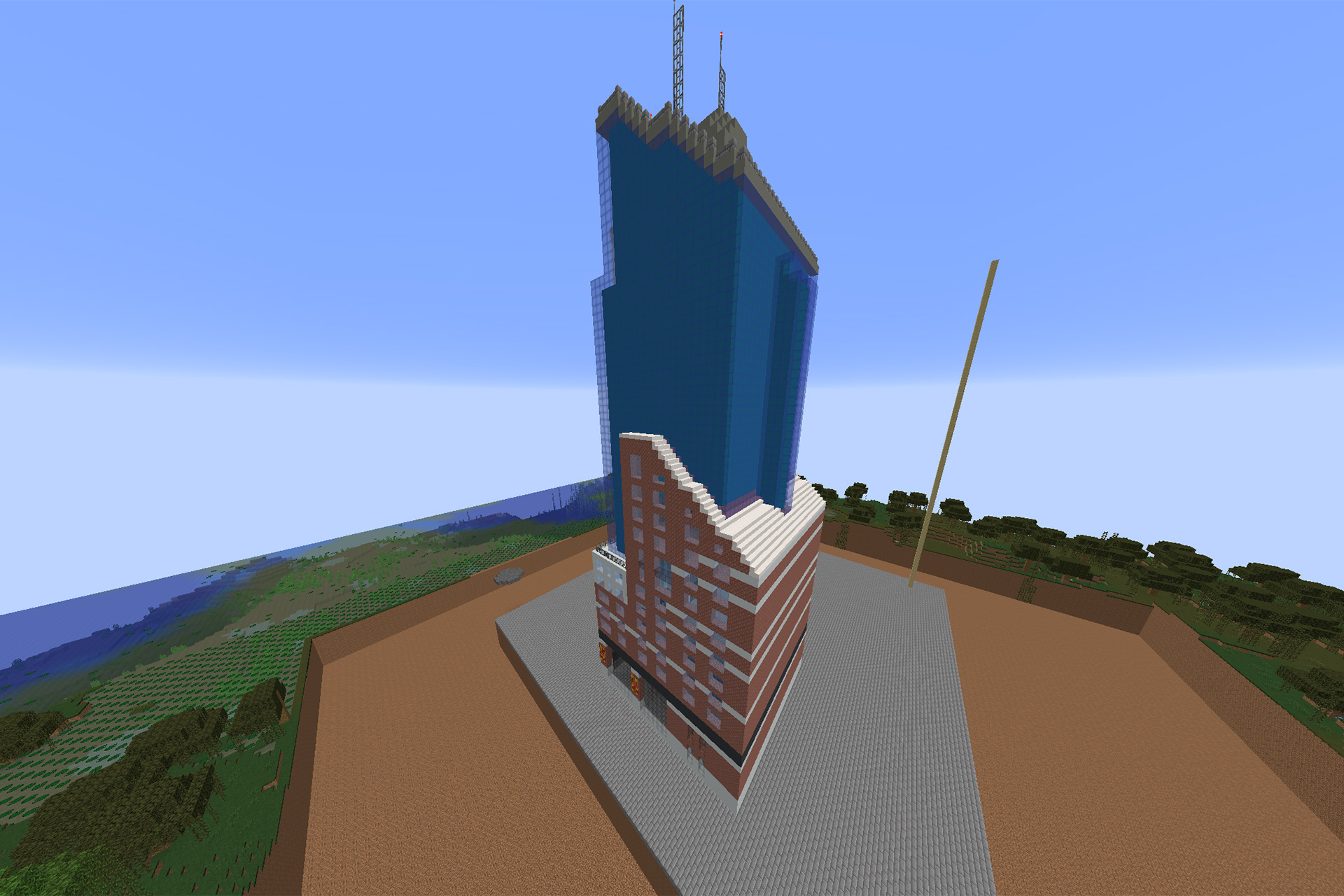 Skrapan i Minecraft av expectrum i Västerås Skrapan i Minecraft av expectrum i Västerås